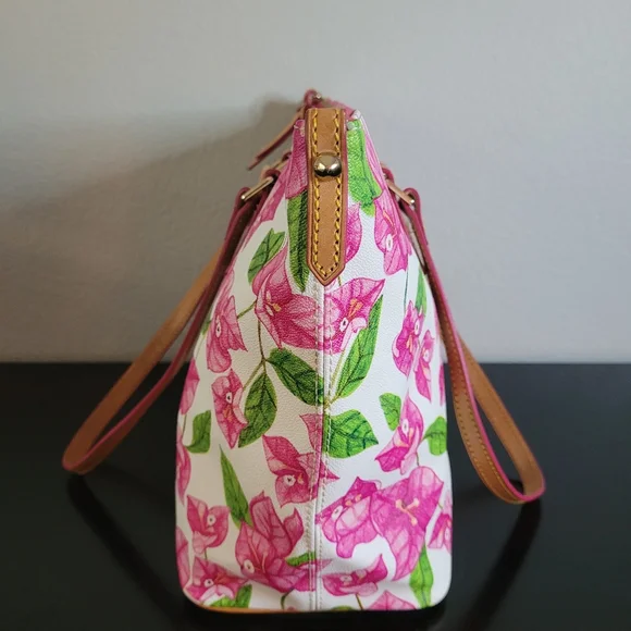 Dooney & Bourke Bougainvillea Zip Top Shopper Tote - Picture 4 of 16